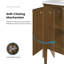 OVE Helena 42 in. Single Sink Bathroom Vanity in Warm Walnut with White Engineered Stone Top, Brushed Gold Hardware-137129429