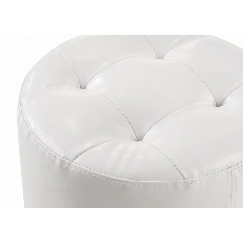 Tabouret de coiffeuse pivotant 1 pièce, Blanc