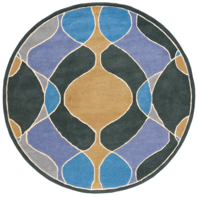Amier Soho Hand Tufted Wool And Viscose Abstract Rug