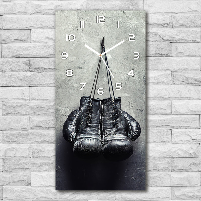 Jaynia Glass Wall Clock, White