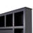 Farmhouse Wooden Hall Tree with 6 Hooks, Walnut Storage Bench with Adjustable Shelves,  4-in-1 Entryway Shoe Cabinet with Cubbies for Mudroom, Living Room, Black, 76.7"H-691268488