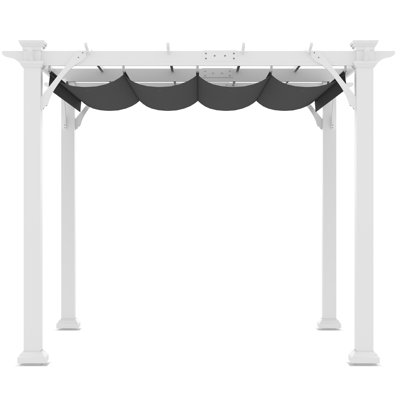 Solid Wood Pergola with Canopy