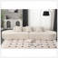 Canapé combiné moderne incurvé, canapé en tissu éponge, canapé minimaliste dans le salon, appartement, aucun assemblage requis, trois coussins-52858045