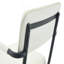 Chaises de salle à manger, chaises de salle à manger rembourrées et rembourrées avec un velours doux et doux pour la peau, accoudoirs à suspendre à la table, pieds en métal avec revêtement en aérosol-1533988540