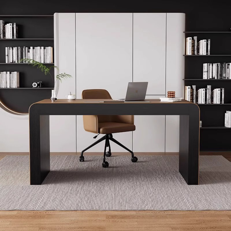 Table de bureau moderne italienne, H 29,53 po x l 70,87 po x P 23,62 po
