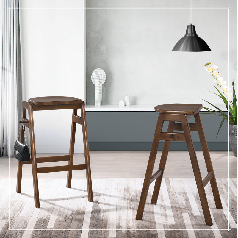 Ensemble de 2 tabourets de bar empilables Malvern