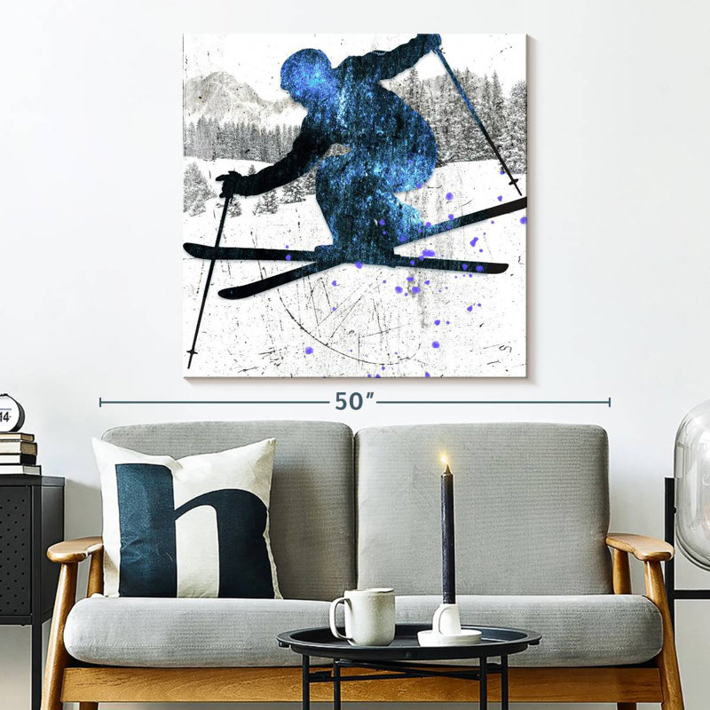 Sireci Extreme Skier II, 33" H x 33" W