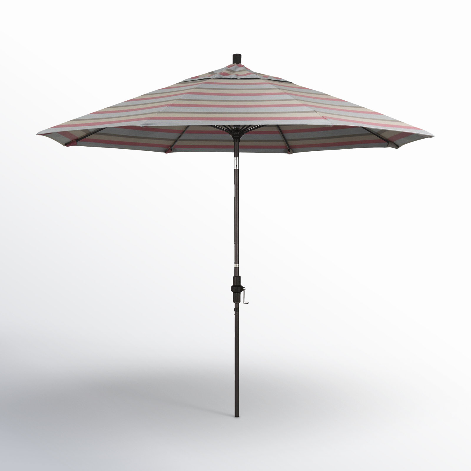 Roverta 9' Market Sunbrella® Umbrella, Gateway Blush Sunbrella®, Brown