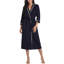 Nemanja Rayon / Viscose and Synthetic Satin Mid-Calf Bathrobe with Pockets and Hood for Kids-1264604579-1264604581