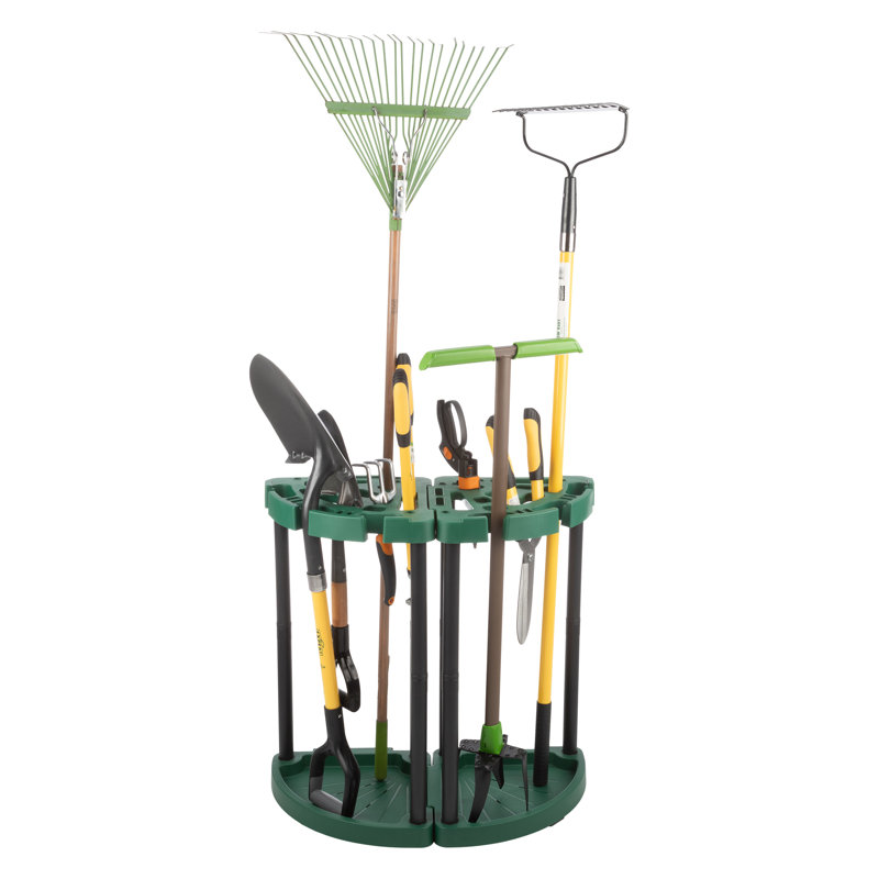Green and Black Plastic Corner Tool Organizer 2-Pack