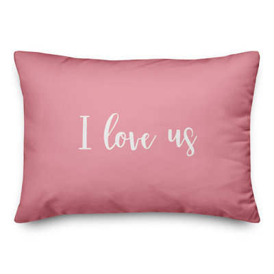 I Love Us Throw Pillow