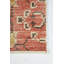 Ophelia Hand Knotted Wool Area Rug in Red-1853867275