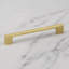 Brushed Brass Slim Square D-Bar Handles-120768037
