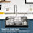 33"X19" Kitchen Sink Dark Gray Stainless Steel - Handmade With Versatile Workstation Modern 33X19 Hygienic Interior Finish-121629038