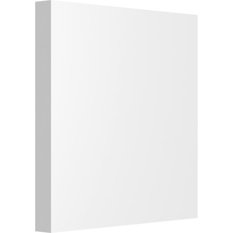 Rosette standard Sedgwick avec bord carré, H 5 po x l 5 po x p 0,5 po