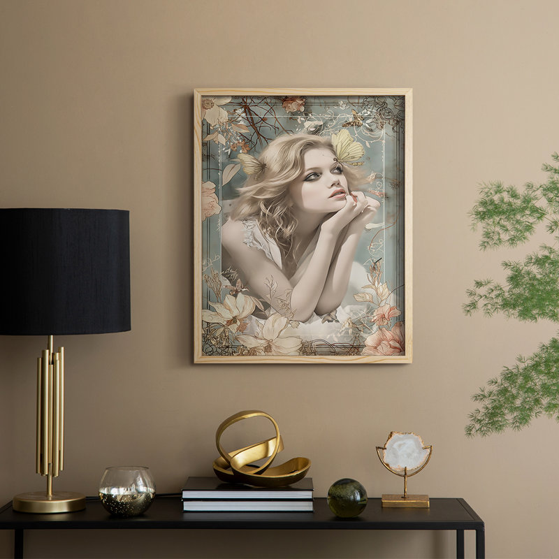 Reproduction encadrée WOMEN Series CECXL - bois massif