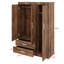 Armoire 3 tiroirs en bois avec tiroirs et tringles de suspension-129423023