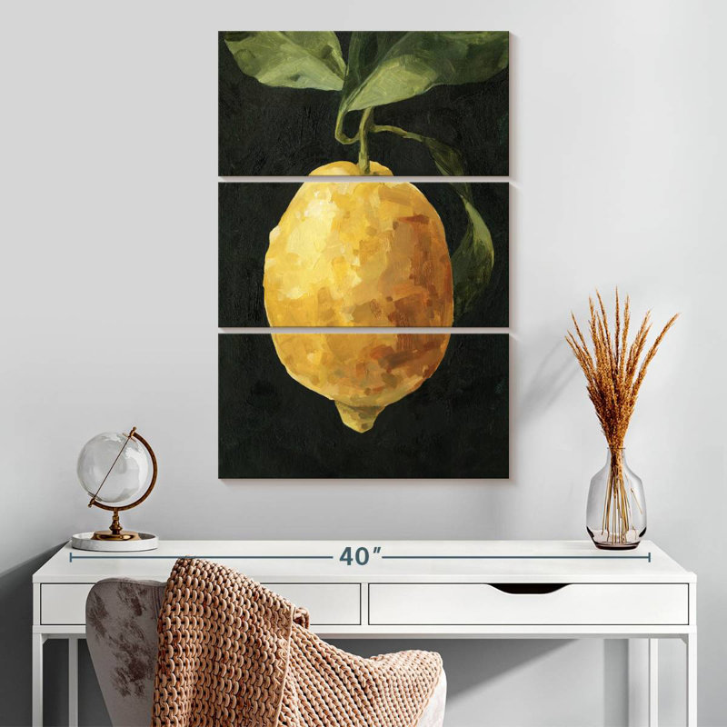 Yarlin Dark Lemon I, 32" H x 20" W