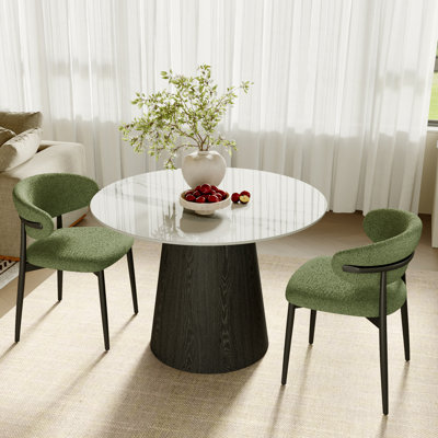 Bobrow Modern Dining Table Set For 2