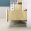 Base de meuble-lavabo double 60 po en bois massif-92727184