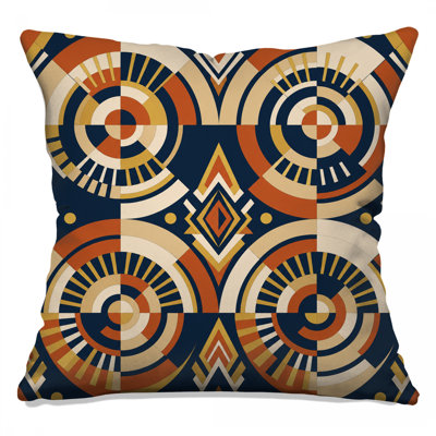 Coussins décoratifs à motif géométrique