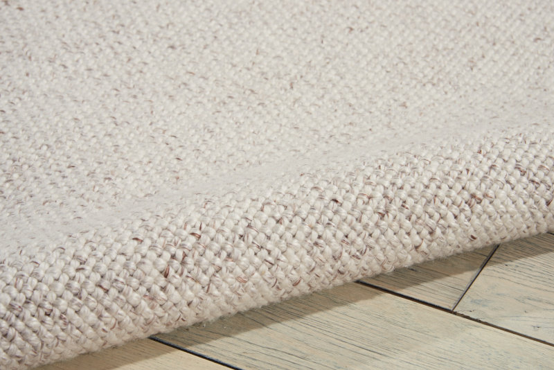 Tapis de couleur sable noué à la main Tobiano, Rectangle 4 pi x 6 pi
