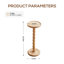 Table de bout ronde en bois massif, table à boissons à piédestal, grand support pour plante-118690972-118690973