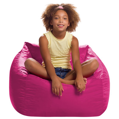Bean Bag Chair Structured Seat for Kids, Teens and Adults, Comfy Bean Bean Bag Chair for Gaming, Reading and Watching TV, Coronado Chair, Multiple Colors and Fabrics