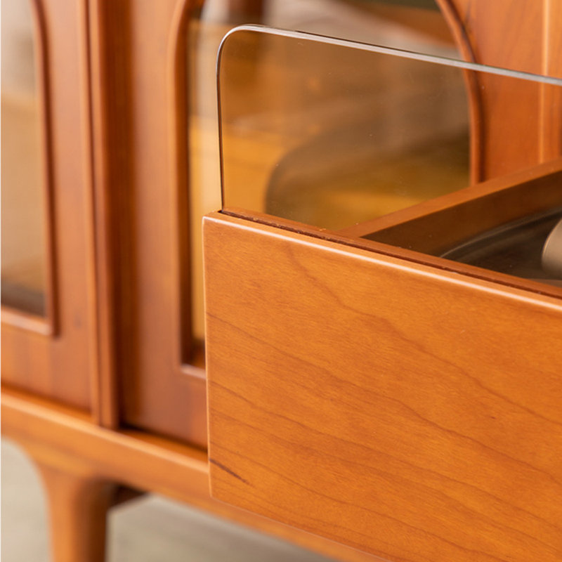 Meuble télé créatif de style rétro, Brun, 70.87"