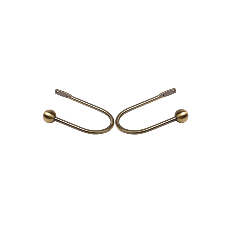 Bucharest 17.5cm Curtain Holdback, Antique Brass