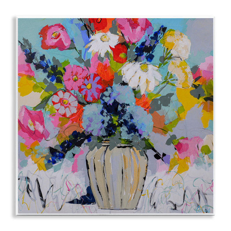 Plaque murale Modern Modern Bouquet, design par Joan Curtis