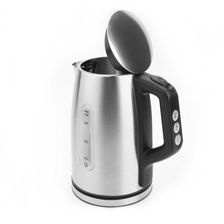 Aroma Housewares AWK-1800SD 1.7L 7 Cup Digital Stainless Steel Electric Kettle