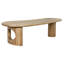 Table basse Harvey, noyer délavé
