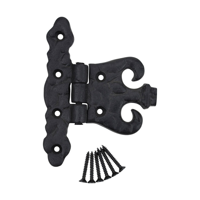 Wrought Iron Cabinet Rustproof Face Mount Hinge