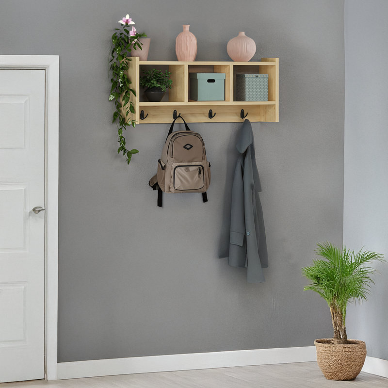 Minimalist Hall Tree With 3 Shelves
