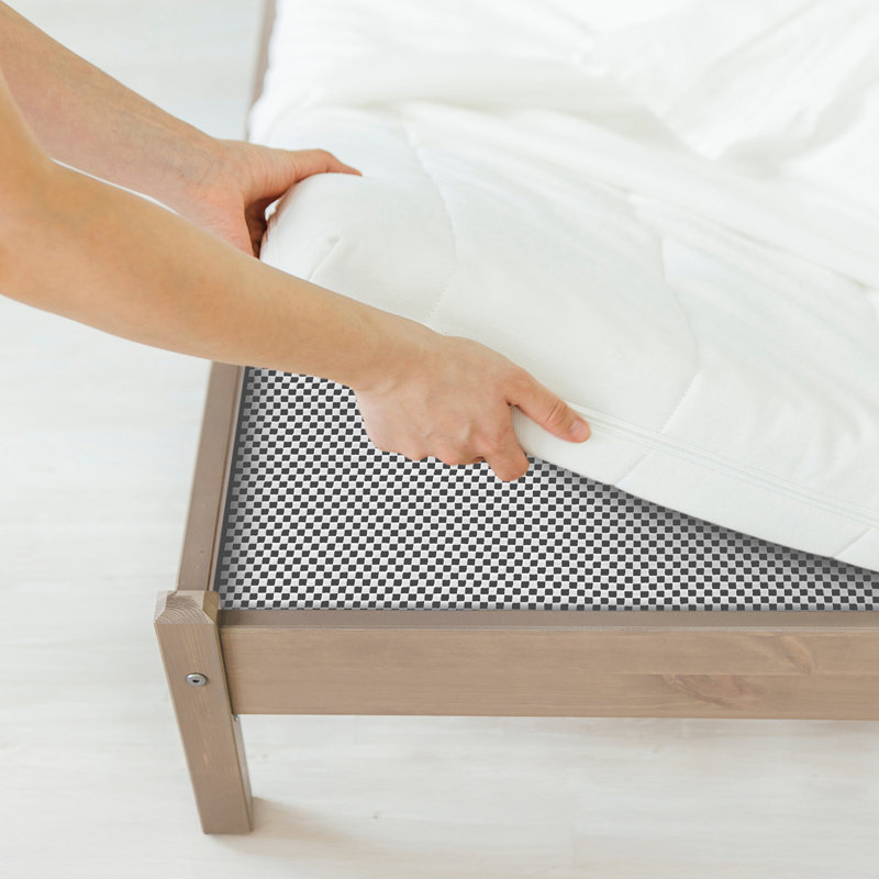 Nasyr Cushioned Non Slip Rug Pad For Hard Surfaces, Rectangle 7' x 10'