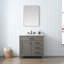 Ensemble de meuble-lavabo simple 36 po Ajiya-925042706-925042705