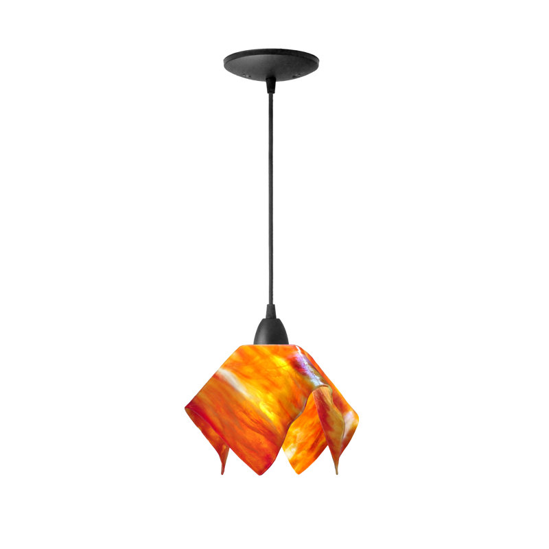 Luminaire suspendu Amergin, Noir, Petit, Zinnia