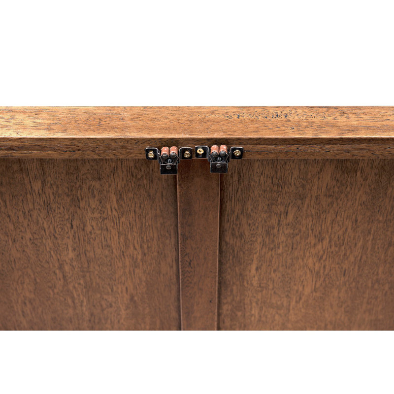Collins Dining Cabinet, Dark Walnut/Clear
