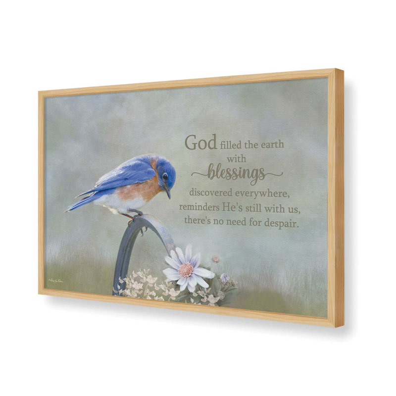«Blessings» par Robin-Lee Vieira, reproduction d'art, H 13,5 po x l 19,5 po, Tanné, Impression encadrée
