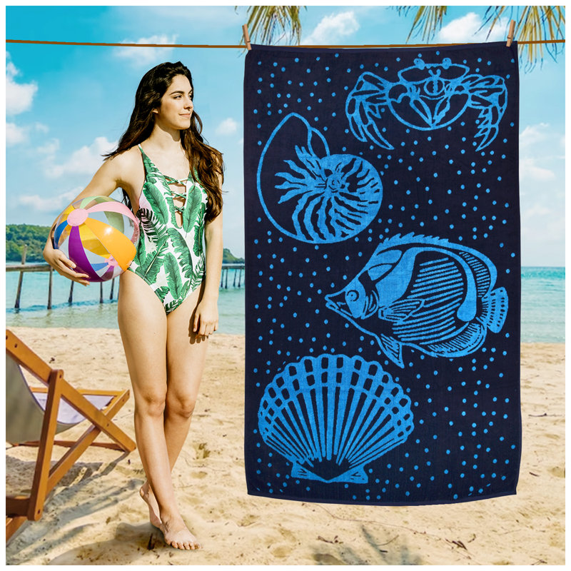 Cotton Blend Ultra Light Beach Towel