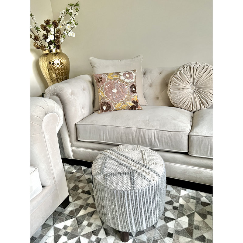 Zuri Multi Hand-Beaded Throw Pillow