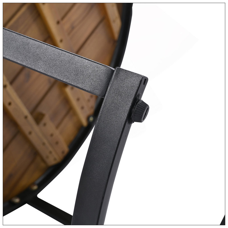 Ensemble de canapé modulaire d'extérieur 6 pièces avec tables basses gigognes rondes et canapé avec coussins pour patio, porche et jardin (gris)
