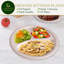 Assiettes en papier compostables jetables 9 pouces