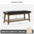 Hahnville Faux Leather Upholstered Storage Bench-154535533