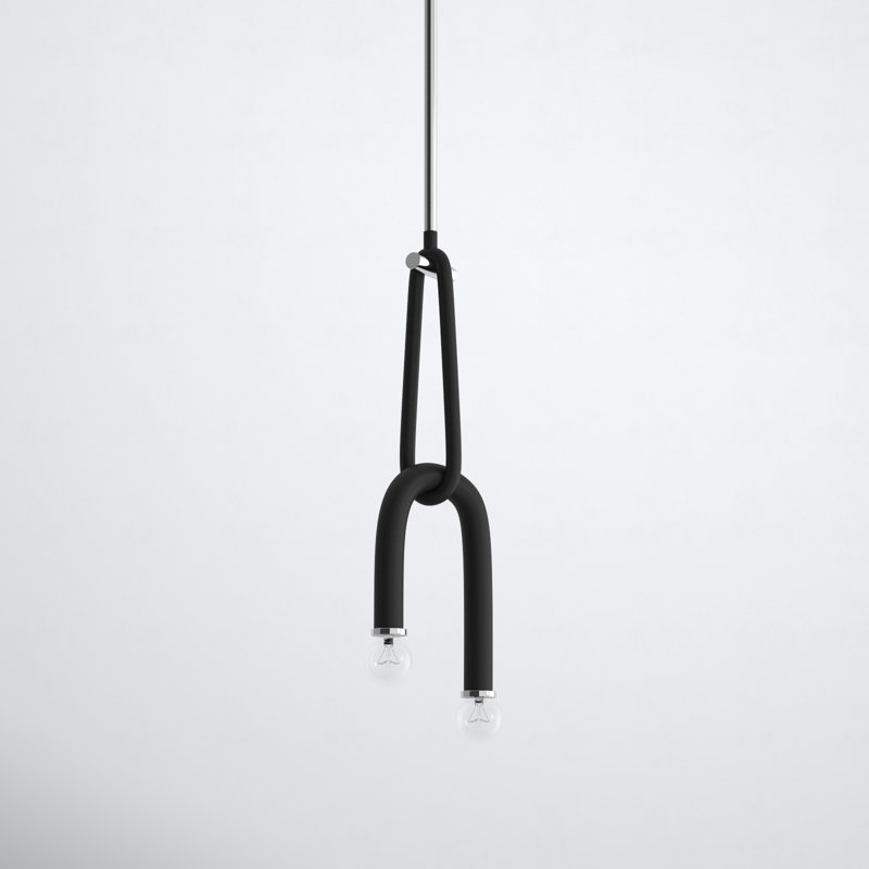Rhea 2 - Light Unique/Statement Pendant, Polished Nickel