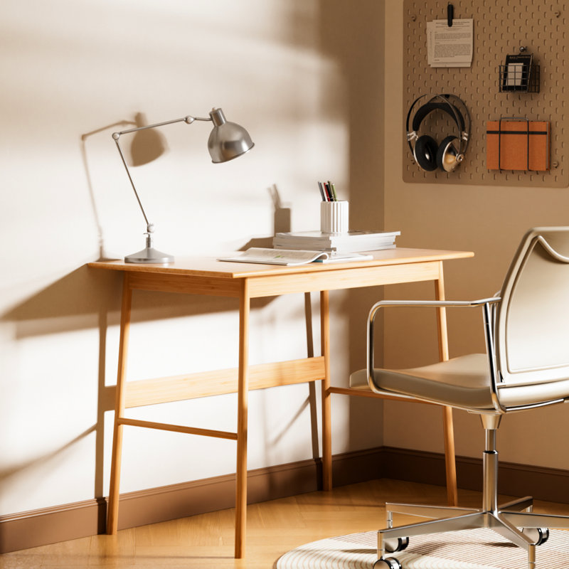 Solid Wood Computer Desk