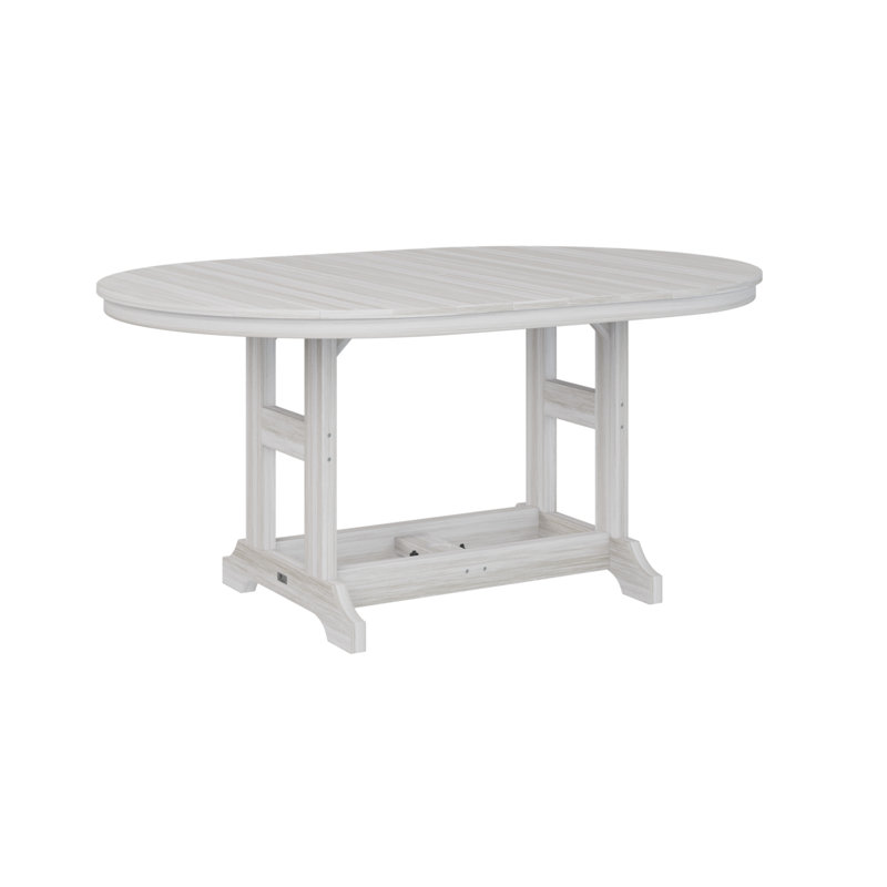 Table de salle à manger Berlin Classic, H 30,87 po x l 64 po x P 44 po, Coquillage