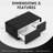 Myabella 93L Smart Coffee Table with Freezer and Fridge, Multiple charging and Bluetooth Speaker-1373179500