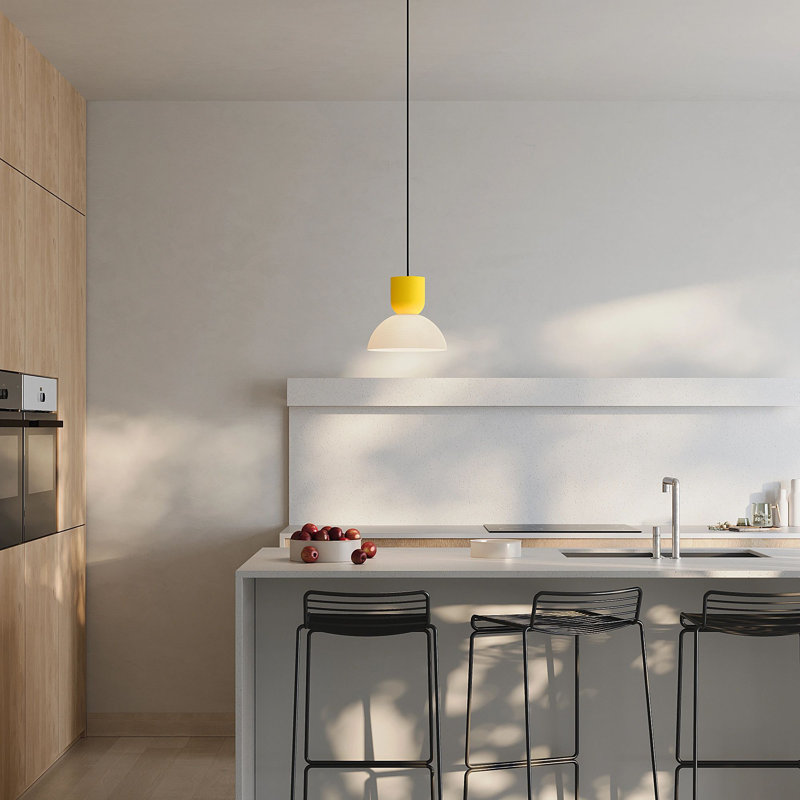 Buia Pendant Light, Sunrise, Black